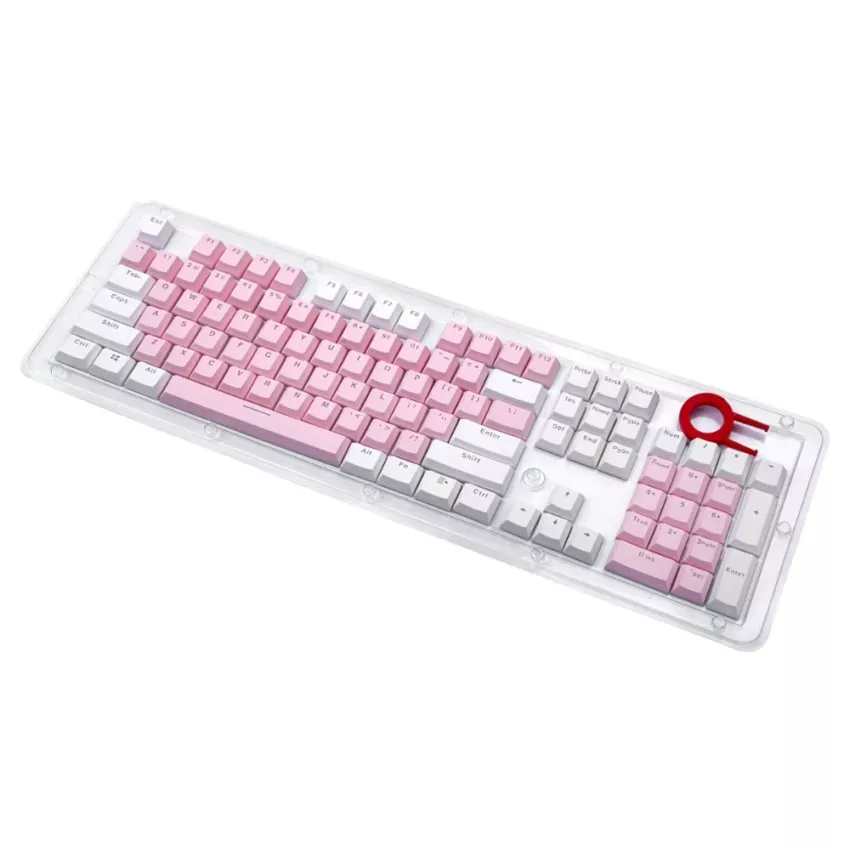 PBT-Keycaps-for-Mechanical-Keyboard-Contrast-Color-Pink-White-Combo-Double-Shot-Injection-US-Standard-104.jpg_Q90.jpg_~1