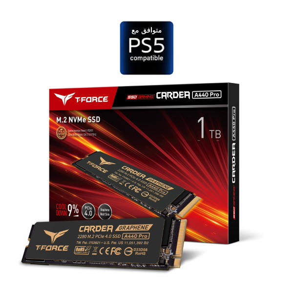 teamgroup t force a440 pro m.2 pcie 1tb
